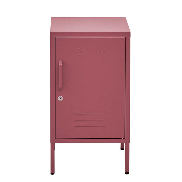 ArtissIn Bedside Table Metal Cabinet - MINI Pink