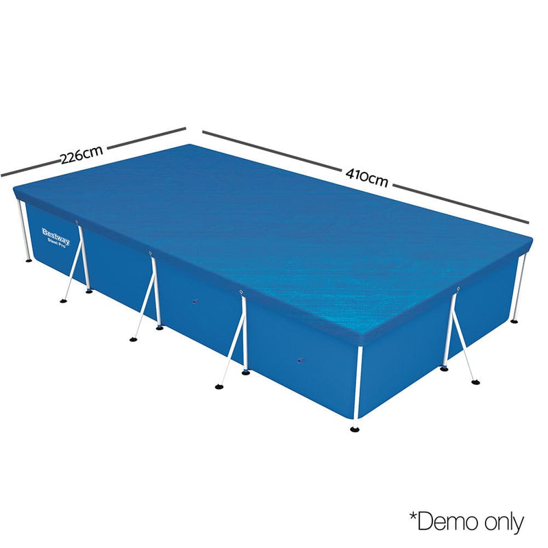 Bestway Pool Cover Fits 4.04x2.12m Above Ground Swimming Pool PE Blanket