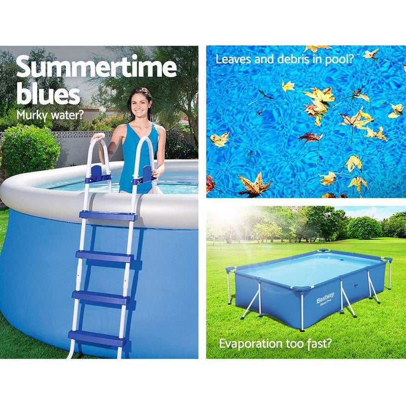 Bestway Pool Cover Fits 4.04x2.12m Above Ground Swimming Pool PE Blanket