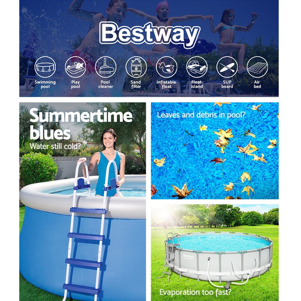 Bestway Pool Cover Fits 3.05m/10ft Round Swimming Pool PVC Blanket 2.89m