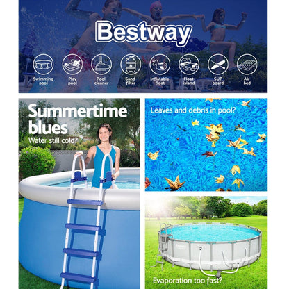 Bestway Pool Cover Fits 3.05m/10ft Round Swimming Pool PVC Blanket 2.89m