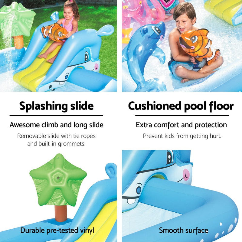 Bestway Kids Pool 239x206x86cm Inflatable Above Ground Swimming Play Pools 308L