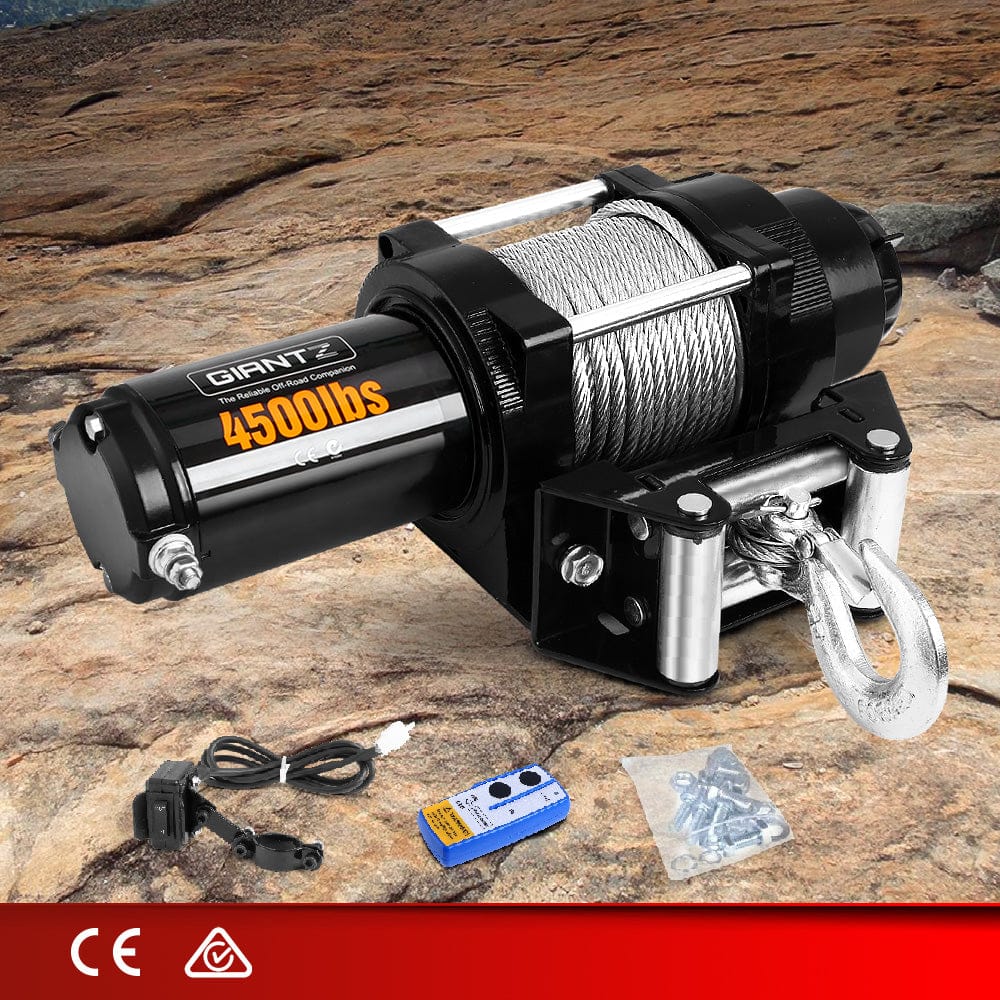 Giantz 4WD Electric Car Winch 4500LBS/2041KG