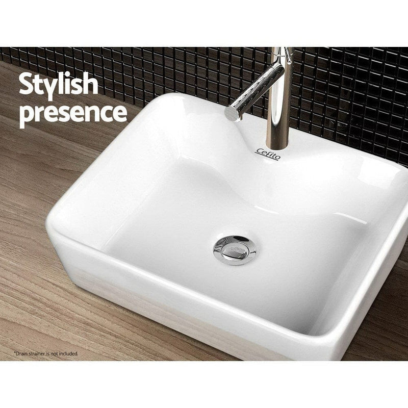 Cefito Bathroom Basin Ceramic Vanity Sink Hand Wash Bowl 48x38cm