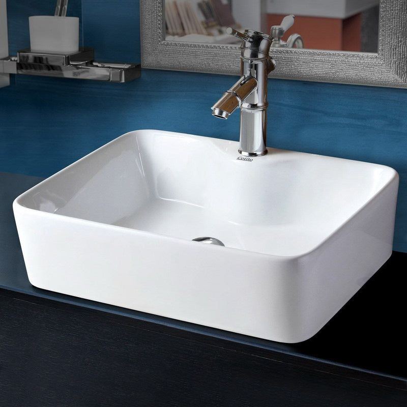 Cefito Bathroom Basin Ceramic Vanity Sink Hand Wash Bowl 48x38cm