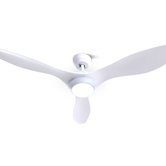 Devanti 52'' Ceiling Fan DC Motor w/Light w/Remote - White