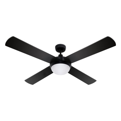 Devanti 52'' Ceiling Fan AC Motor w/Light w/Remote - Black