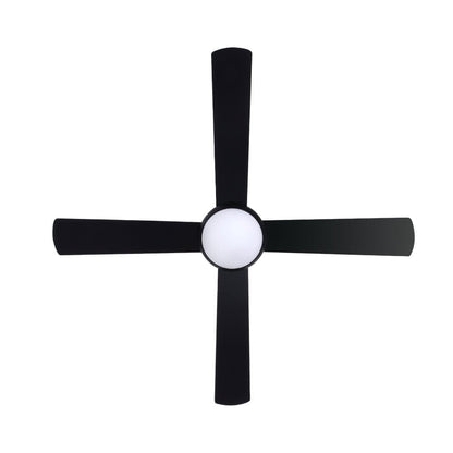 Devanti 52'' Ceiling Fan AC Motor w/Light w/Remote - Black