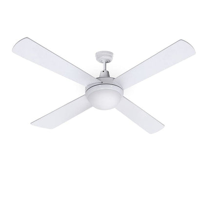 Devanti 52'' Ceiling Fan AC Motor w/Light w/Remote - White