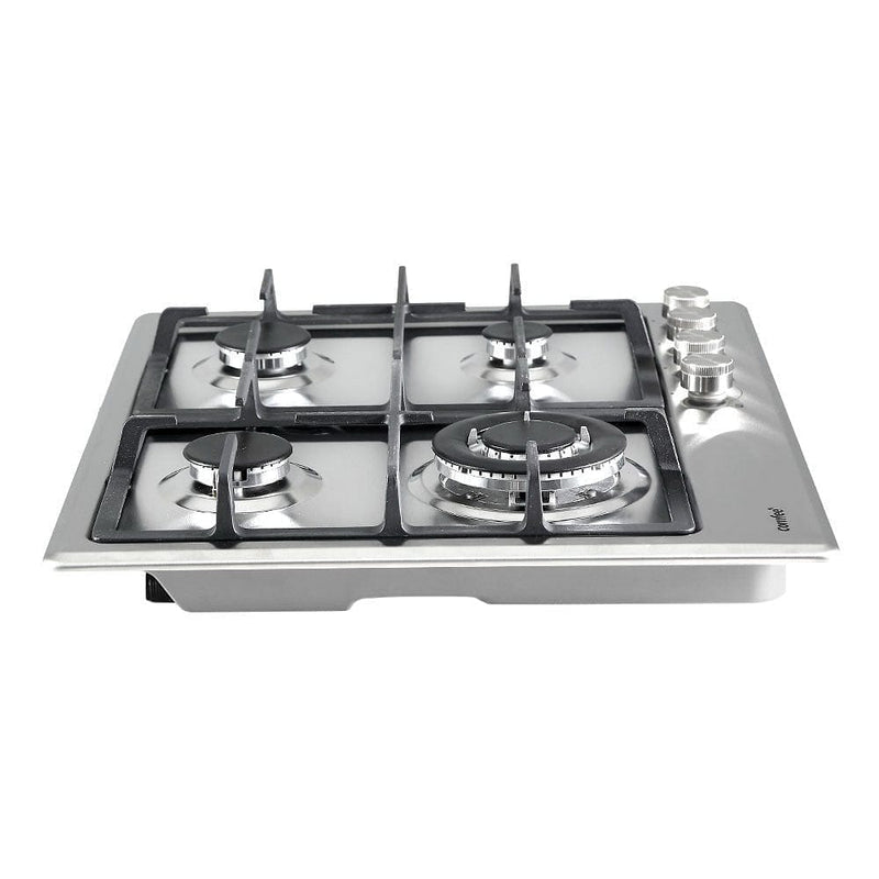 Comfee 60cm Gas Cooktop Stainless Steel 4 Burners Kitchen Stove Cook Top NG LPG