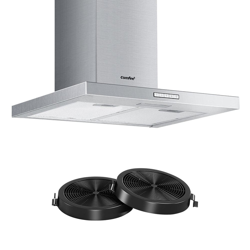 Comfee Rangehood 600mm Stainless Steel Kitchen Canopy With 2 PCS Filter Replacement