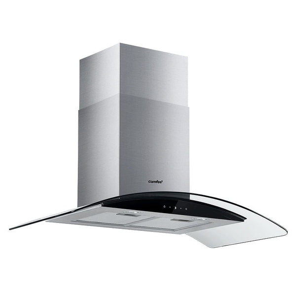 Comfee Rangehood 900mm Range Hood Stainless Steel LED Glass Home Kitchen Canopy