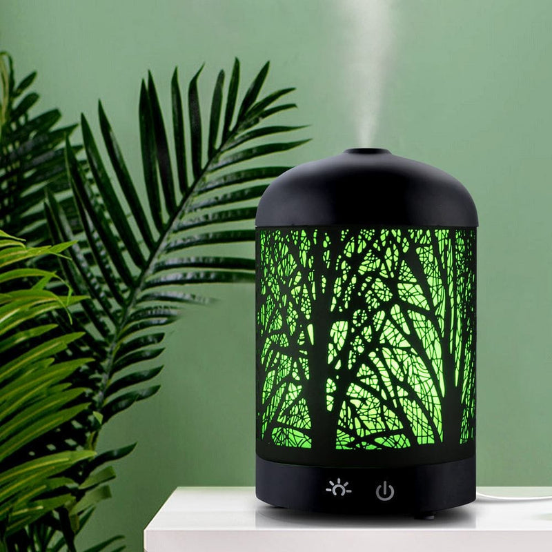 Devanti Aroma Diffuser Aromatherapy Black 160ml