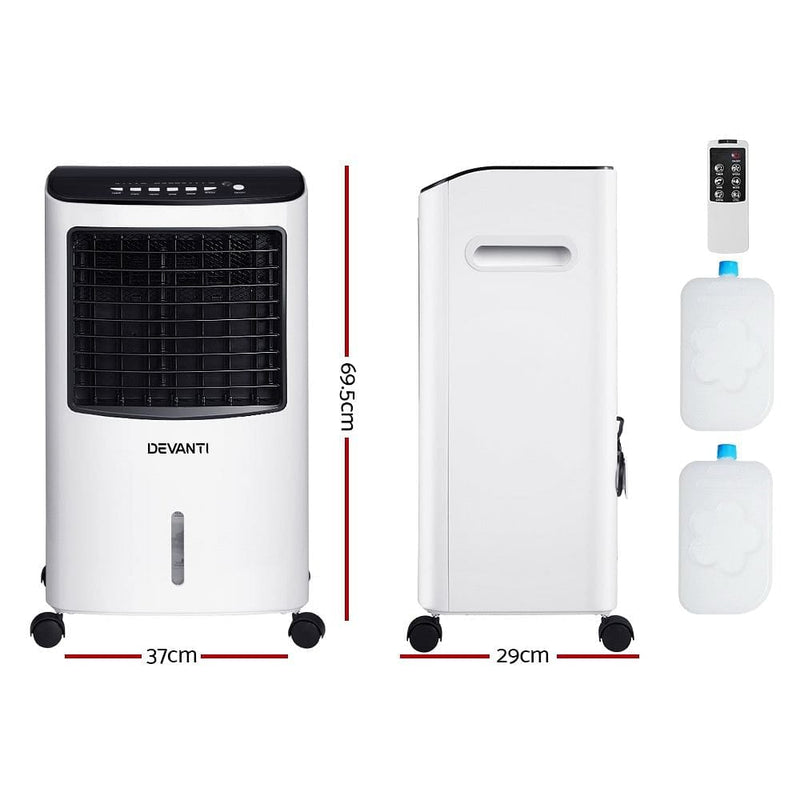 Devanti Evaporative Air Cooler Conditioner 8L