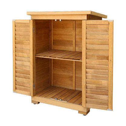 Gardeon Portable Wooden Garden Storage Cabinet