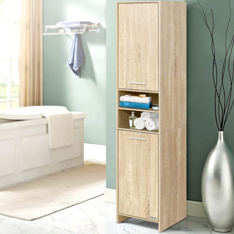 Artiss Bathroom Cabinet Storage 185cm Wooden