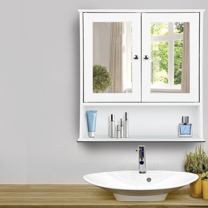 Artiss Bathroom Mirror Cabinet Storage Cupboard