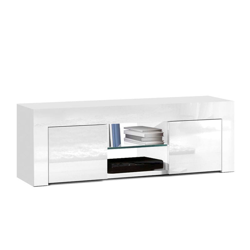 Artiss Entertainment Unit TV Cabinet 130cm White Ivan