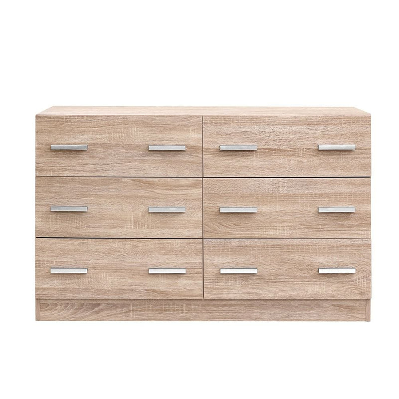 Artiss 6 Chest of Drawers - VEDA Pine