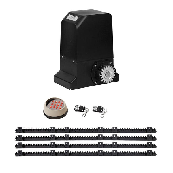 Lockmaster Automatic Sliding Gate Opener Kit Keypad 4M 1000KG