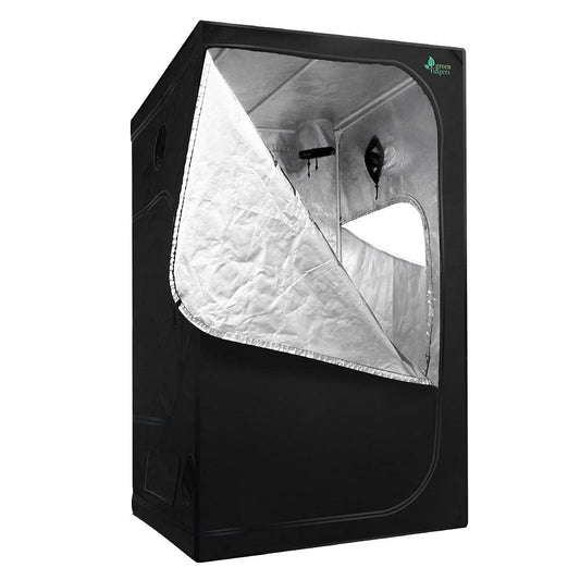 Greenfingers Grow Tent 120x120x200CM Hydroponics Kit Indoor Grow System Black