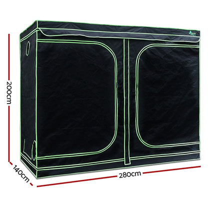 Greenfingers Grow Tent 280x140x200CM Hydroponics Kit Indoor Plant Room System