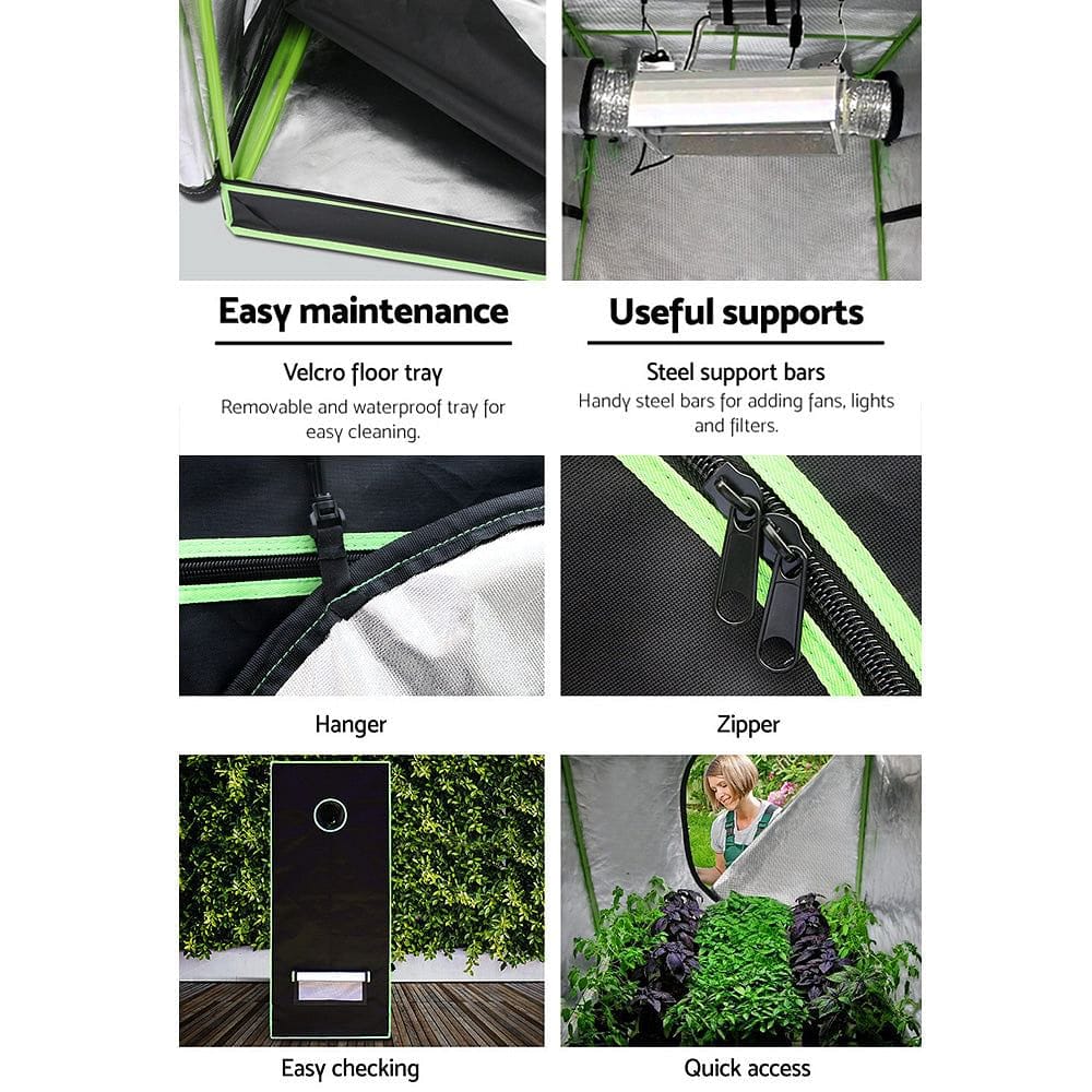 Greenfingers Grow Tent 80x80x160CM Hydroponics Kit Indoor Plant Room System