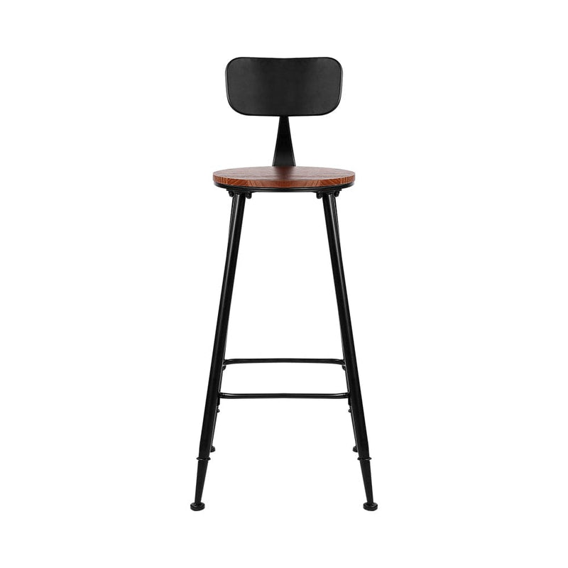 Artiss 4x Bar Stools Vintage Metal Chairs