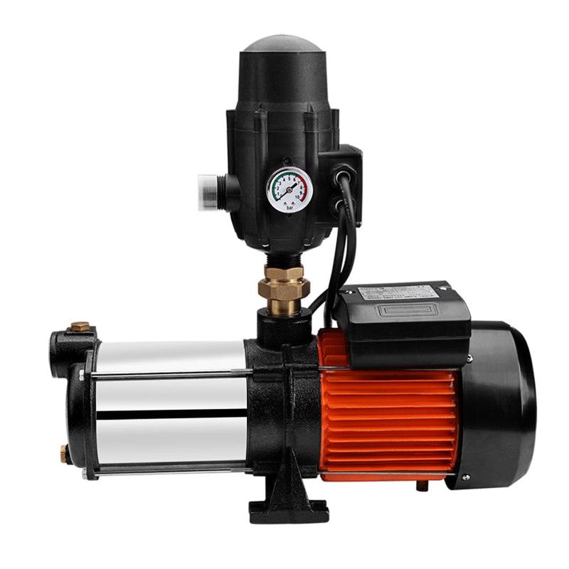 Giantz Garden Water Pump High Pressure 1800W Multi Stage Tank Rain Irrigation Black