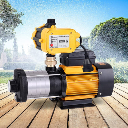 Giantz Garden Water Pump High Pressure 2500W Multi Stage Tank Rain Irrigation Yellow