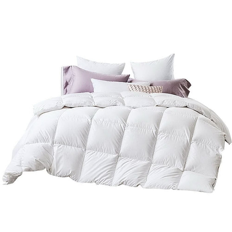 Giselle Bedding 500GSM Duck Down Feather Quilt Queen