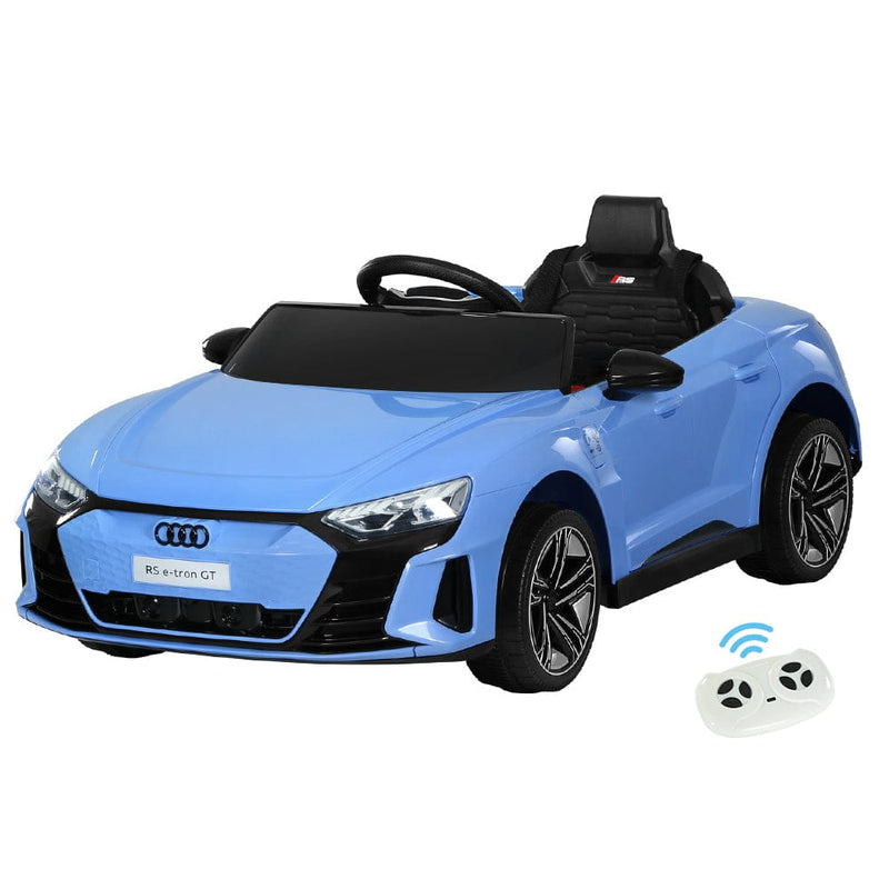 Kids Electric Ride On Car Audi Licensed RS e-tron GT Toy Cars Remote 12V Blue