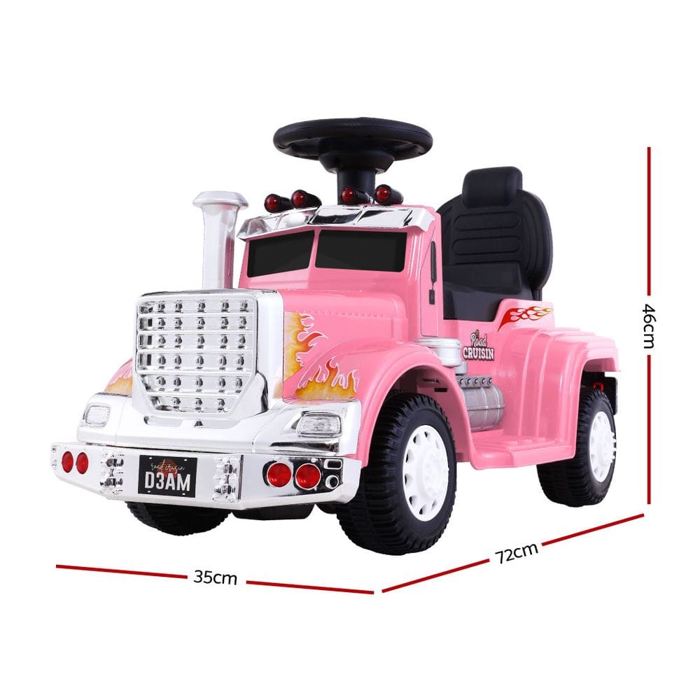 Rigo Kids Electric Ride On Car Truck Motorcycle Motorbike Toy Cars 6V Pink