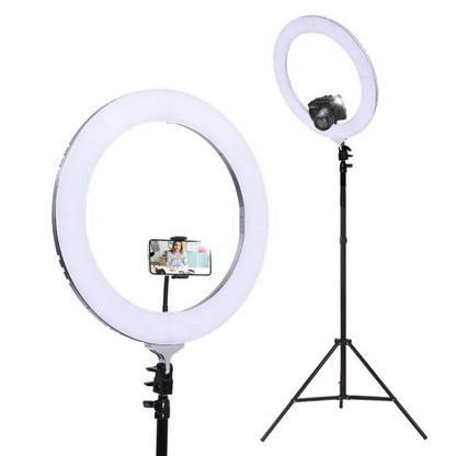 Embellir Ring Light 19" Tripod Stand Silver