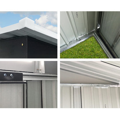 Giantz Garden Shed 1.94x1.21M Sheds Outdoor Storage Workshop House Tool Shelter Sliding Door