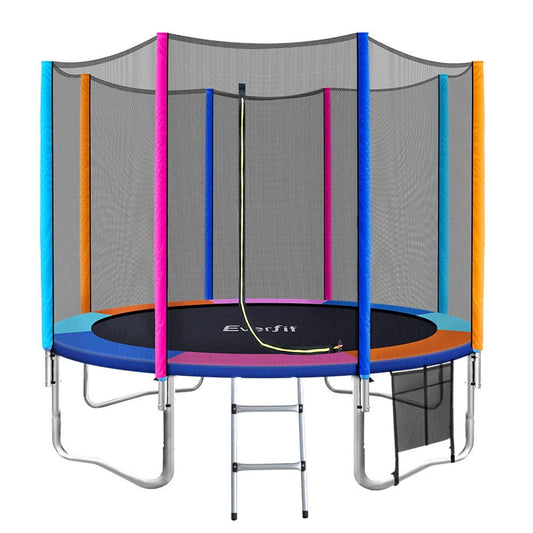 10FT Trampoline Everfit Kids Trampoline Rebounder