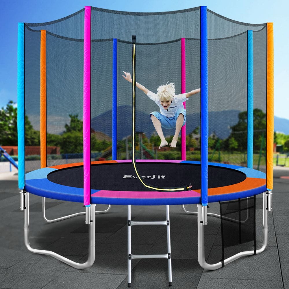 10FT Trampoline Everfit Kids Trampoline Rebounder