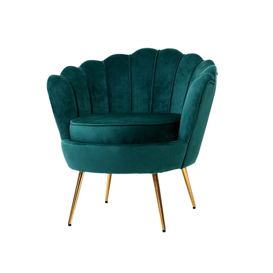 Artiss Armchair Velvet Green Callista