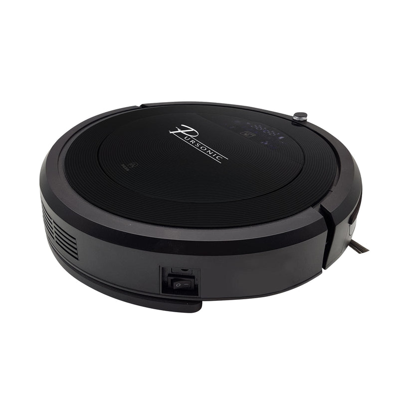 Pursonic i9 Robotic Vacuum Cleaner Carpet Floor Dry Wet Mopping Auto Robot Black  Black