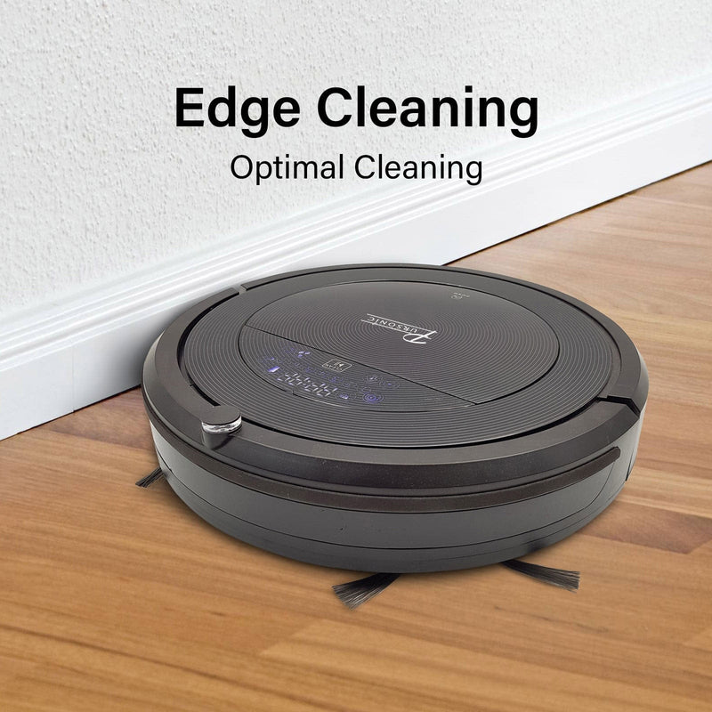 Pursonic i9 Robotic Vacuum Cleaner Carpet Floor Dry Wet Mopping Auto Robot Black  Black