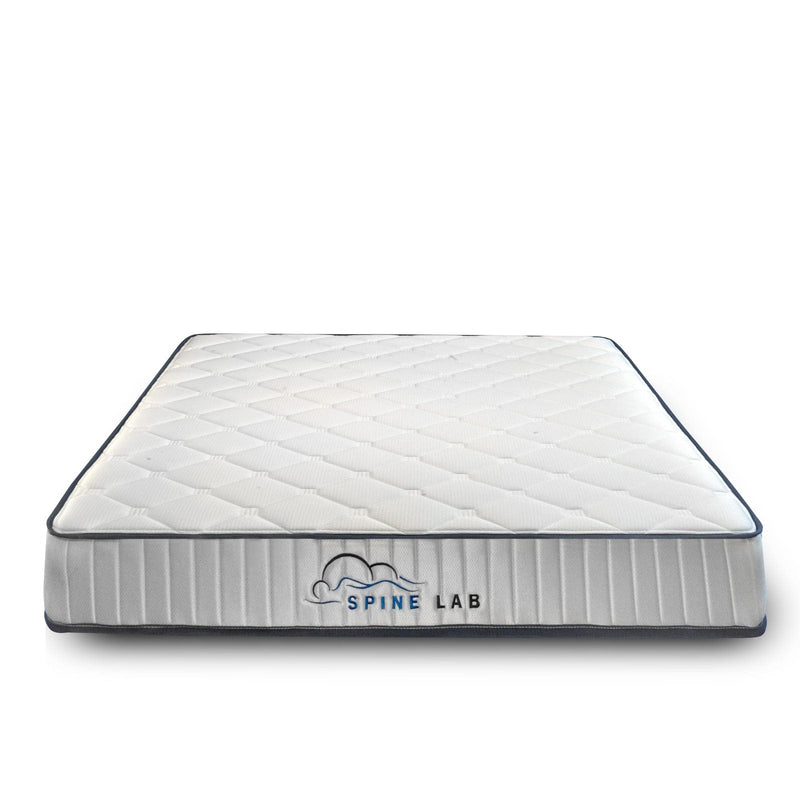 Spine-Lab Mattress 5 Zone 21cm Medium Firm Foam Bonnell Spring - Queen - White