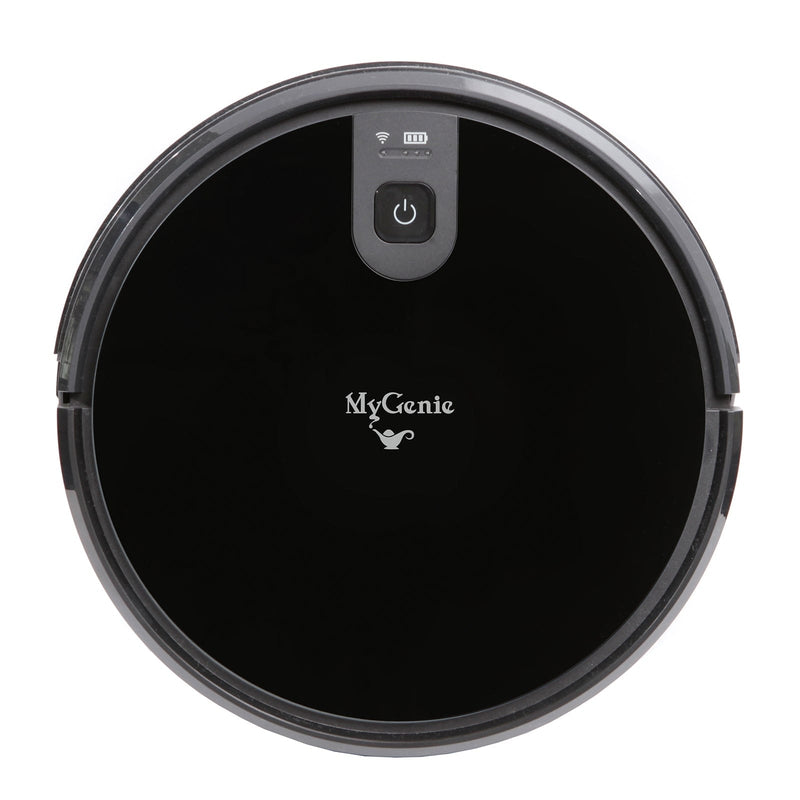 MyGenie XSonic Wifi Pro Robotic Vacuuum Cleaner Carpet Wet Dry Mopping Black  Black