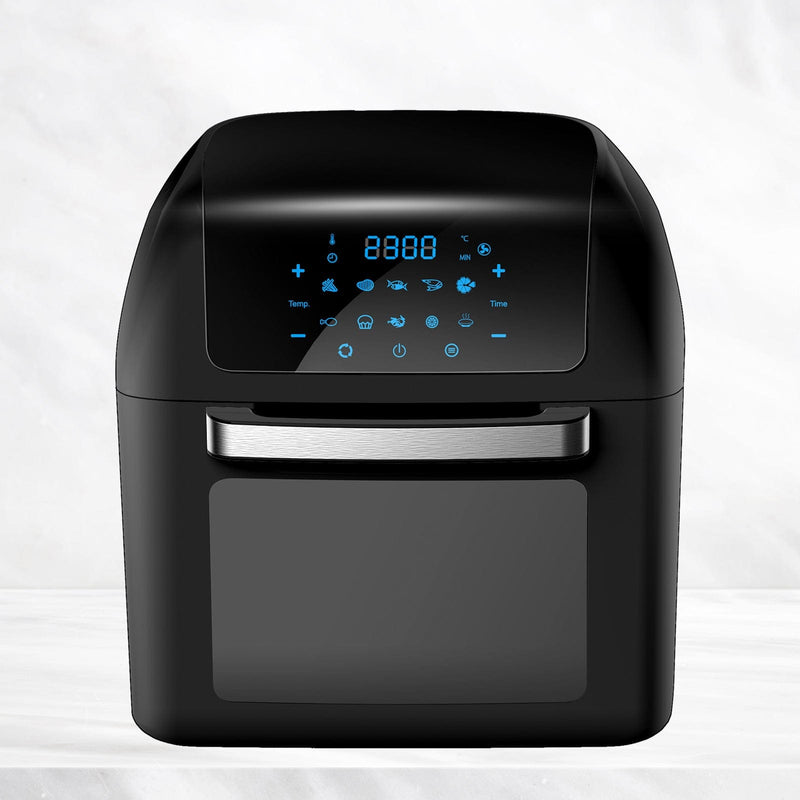 Kitchen Couture Healthy Options 13 Litre Air Fryer 10 Presets LCD Display Black 13 Litre Black