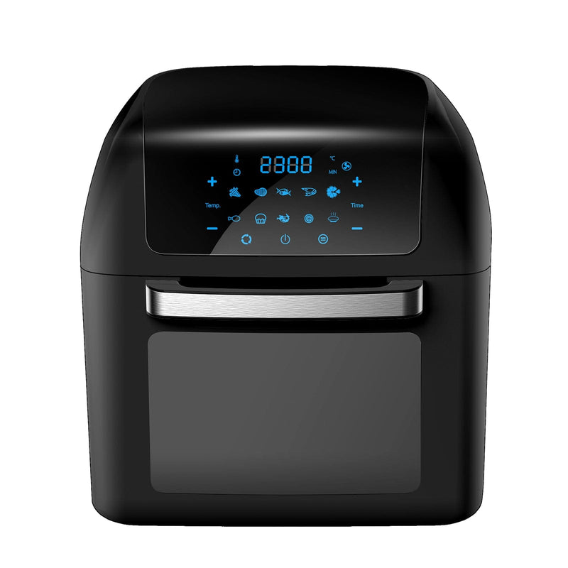 Kitchen Couture Healthy Options 13 Litre Air Fryer 10 Presets LCD Display Black 13 Litre Black