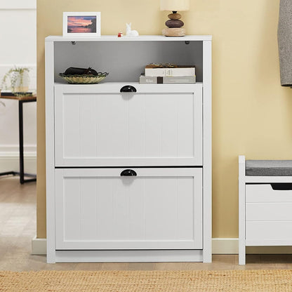 Shoe Cabinet Storage Unit with Drawers