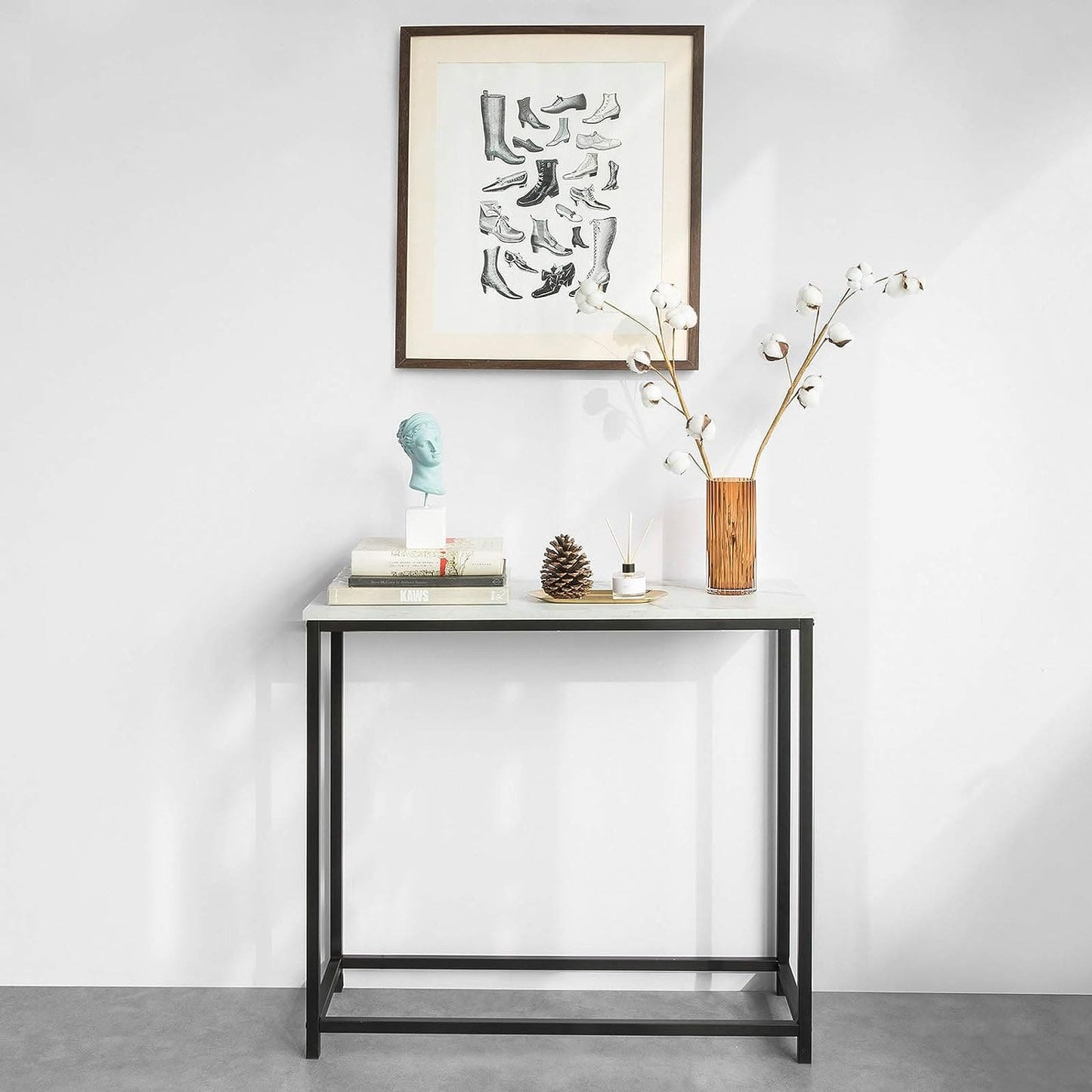 Console Table Metal Frame Hallway Table