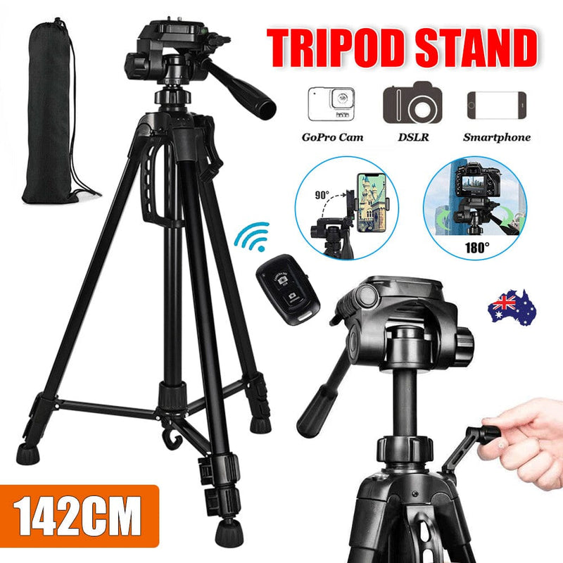 Camera Tripod Stand Mount For DSLR GoPro iPhone Samsung Travel