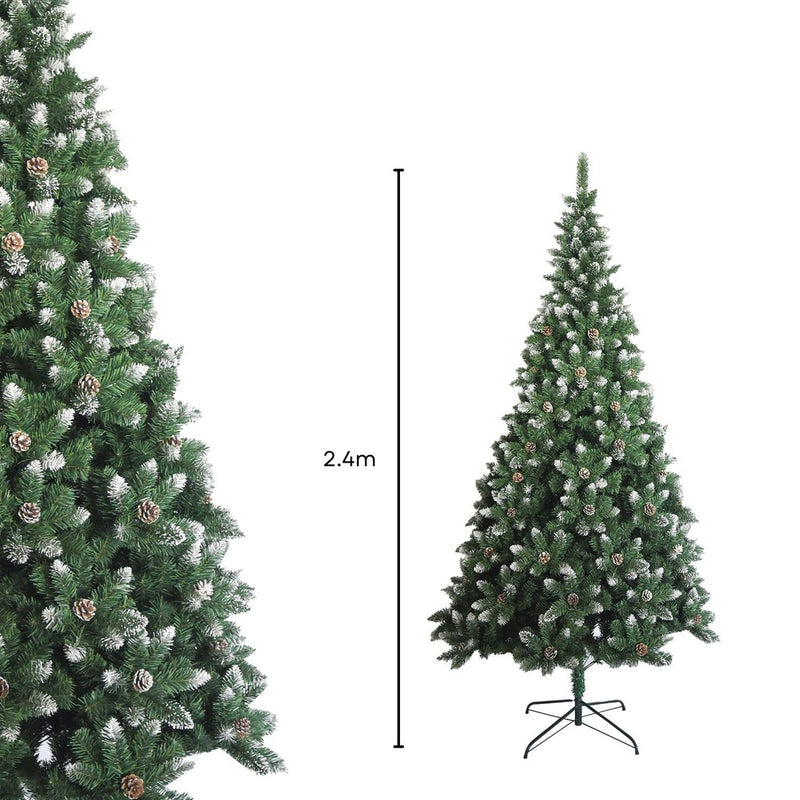 Festiss 2.4m Christmas Tree With White Snow