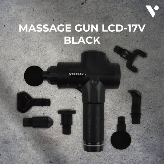 Verpeak Massage Gun - LCD - 17V (Black)