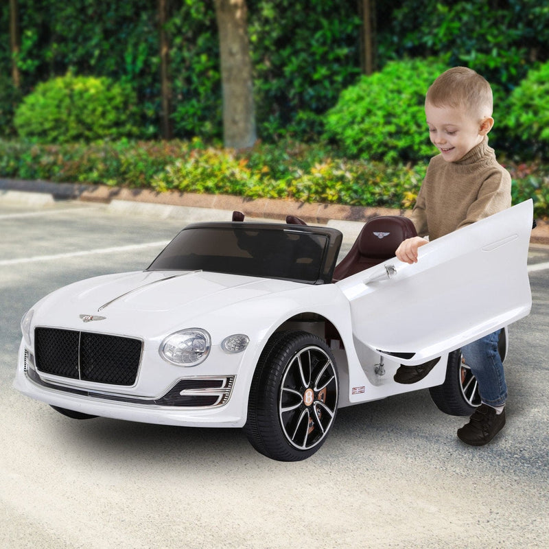 Kahuna Bentley Exp 12 Speed 6E Licensed Kids Ride On Electric Car Remote Control - White